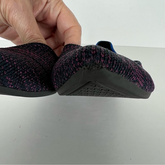 ROTHY’S The Point Magenta Heather Purple Blue Pointed Toe Slip On Flats Sz 9.5 - Picture 14 of 15